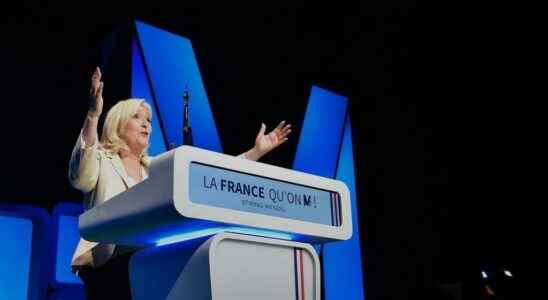 Marine Le Pen is already preparing for the second round