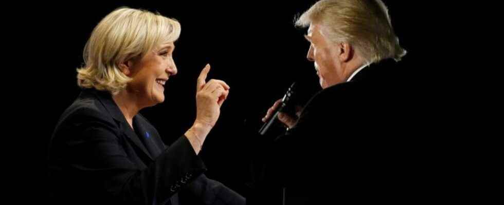 Marine Le Pens project appeals to Donald Trump supporters