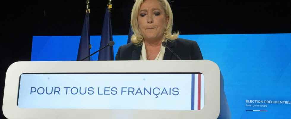 Marine Le Pens result beaten with 42 she boasts of