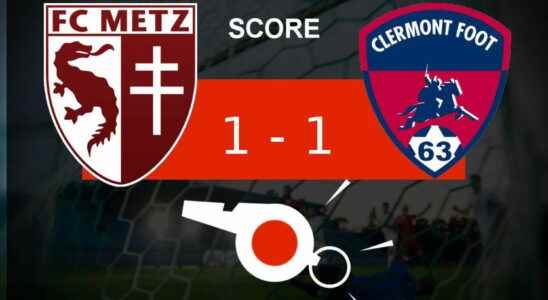 Metz Clermont a draw and then goes away what
