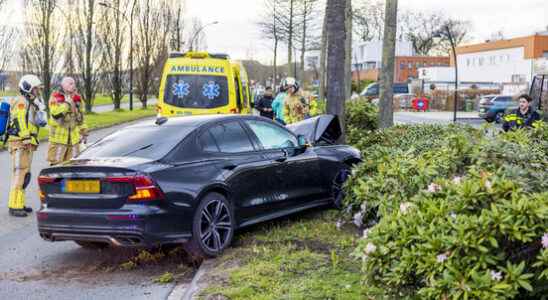 Motorist crashes into tree in Amersfoort woman transported to hospital