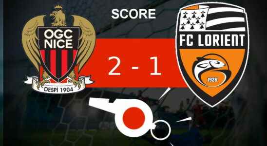 Nice Lorient FC Lorient falls the key moments of