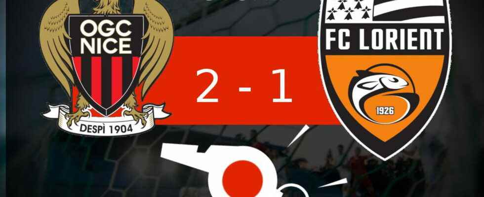 Nice Lorient FC Lorient falls the key moments of