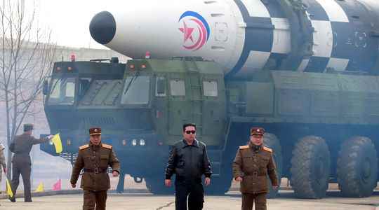 North Korea with its monster missile Hwasong 17 Kim Jong un is