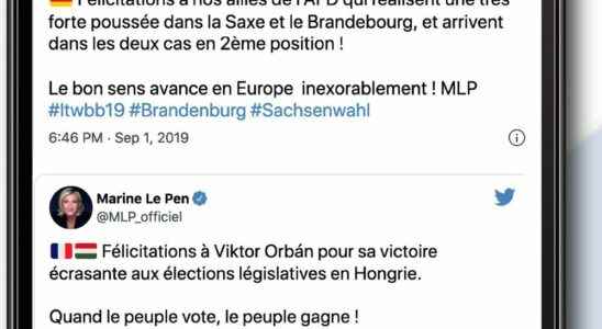 Poutine Orban Salvini The sulphurous friendships of Marine Le Pen