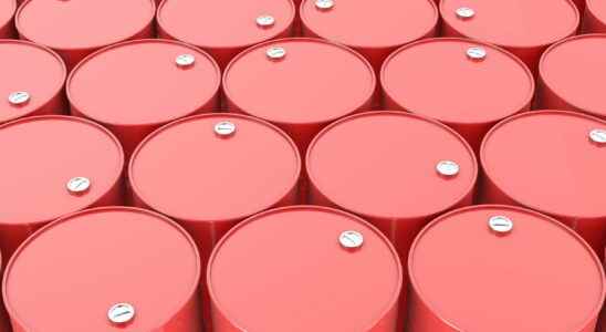 Price of a barrel of oil up this Thursday no