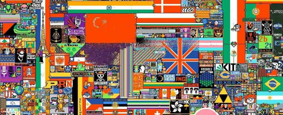 Reddit Place event is back Turkish Flag and Ataturk are