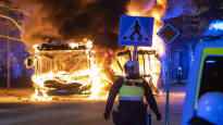 Riots in Sweden continued rubbish bins rumbled in Malmo