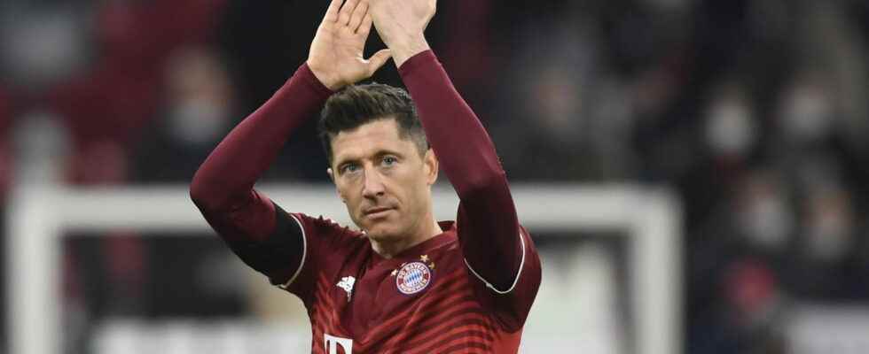 Robert Lewandowski the Bayern star on his way to Barca