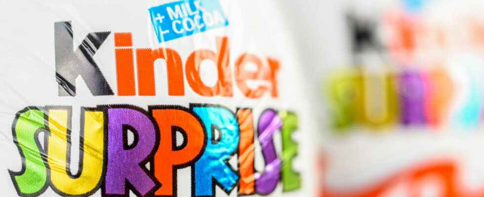 Salmonellosis recall of Kinder chocolates which ones