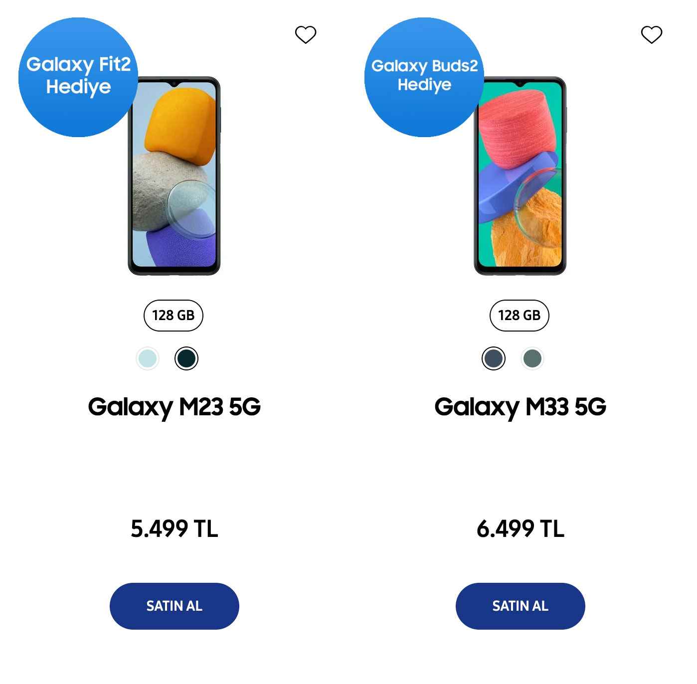Samsung Galaxy M33 5G and Galaxy M23 5G on sale
