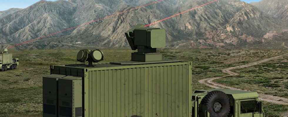The US military destroyed a drone with a laser