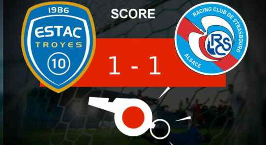 Troyes Strasbourg ESTAC Troyes gets a draw the summary