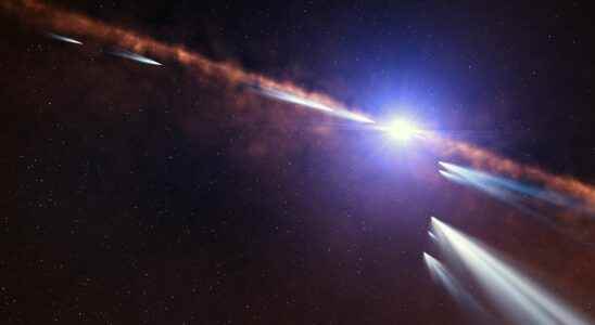 Ukrainian astronomers confirm the presence of exocomets around the young