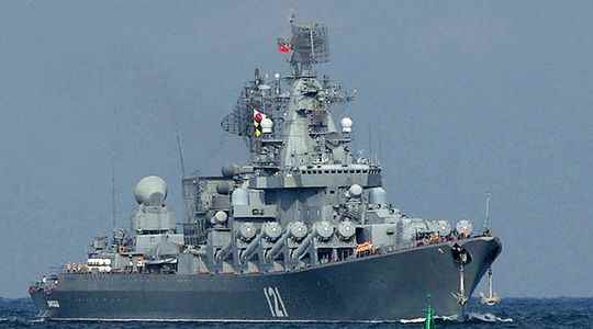 War in Ukraine the Russian ship Moskva sunk the CIA