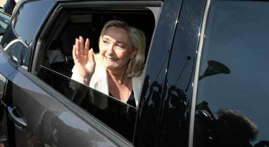 What is Marine Le Pen accused of
