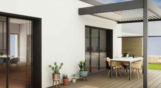 What is the price of a wooden terrace per m²