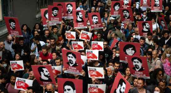 demonstrations of support for Osman Kavala sentenced to life imprisonment