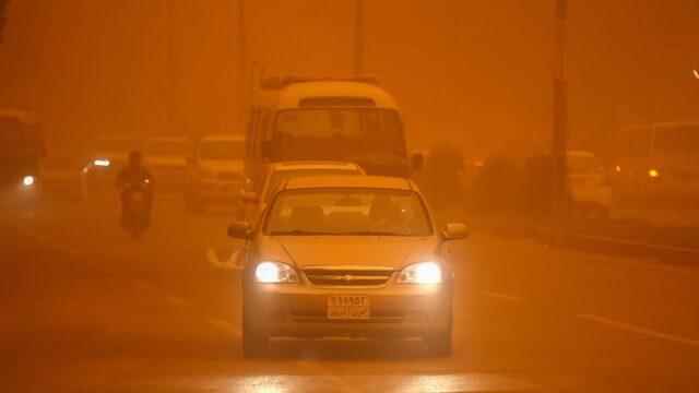 The World Health Organization says sandstorms can cause health problems.