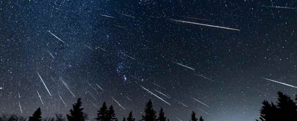 A storm of shooting stars expected on May 31 created