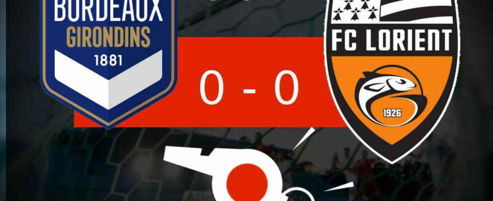 Bordeaux Lorient the two teams back to back relive