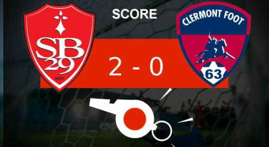 Brest Clermont Stade Brestois does the job the summary