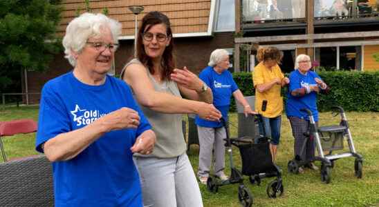 Elderly people let loose during Exercise Week It helps people