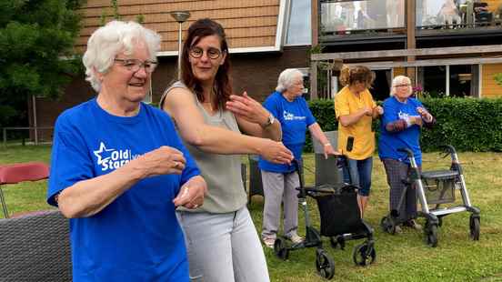 Elderly people let loose during Exercise Week It helps people