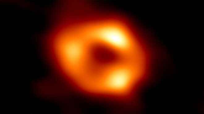 First photo for giant black hole in Milky Way