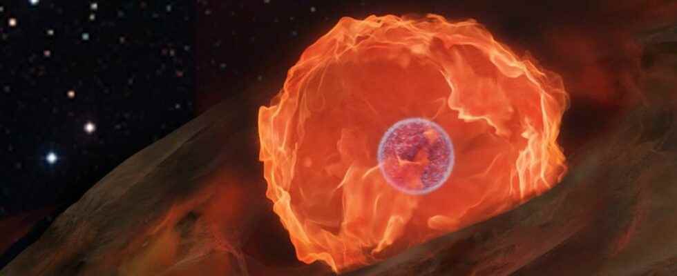 For the first time astronomers witness the birth of a