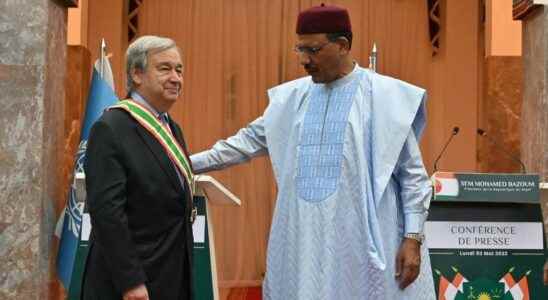In Niamey Antonio Guterres salutes the democratic life of Niger