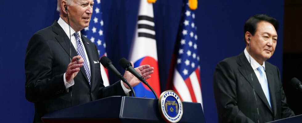 In South Korea Joe Biden reaches out to North Koreans