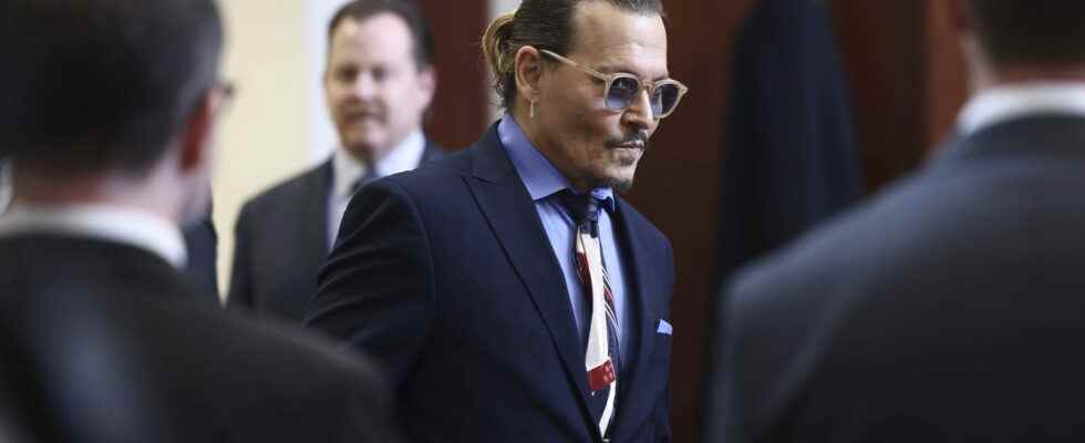 Johnny Depp trial the actor and Amber Heard separated by