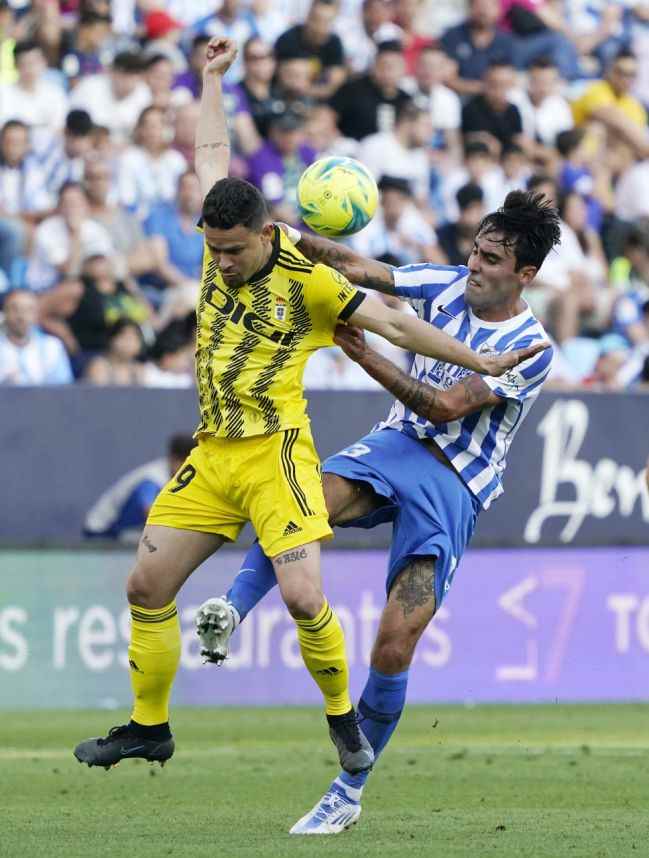 Malaga cannot with Oviedo and opens the umbrella of thunder