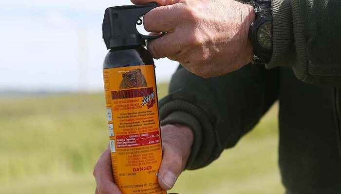 Man accused of spraying someone in face with bear spray