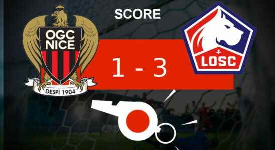 Nice Lille OGC Nice misses out 1 3 relive the