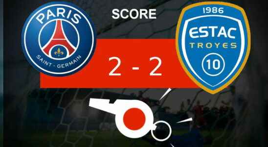 PSG Troyes ESTAC Troyes is content with a draw