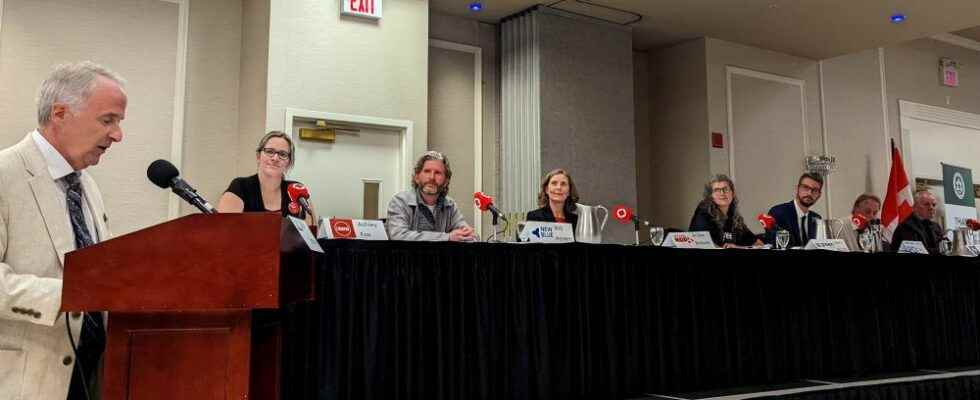 Provincial candidates discuss housing affordability seniors care at chamber of