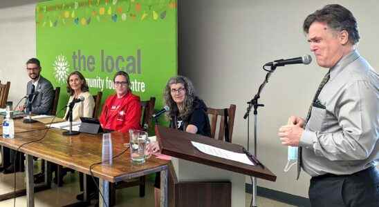 Provincial candidates square off at Stratfords Local Community Food Center