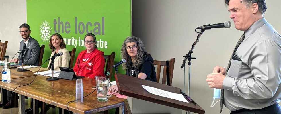 Provincial candidates square off at Stratfords Local Community Food Center
