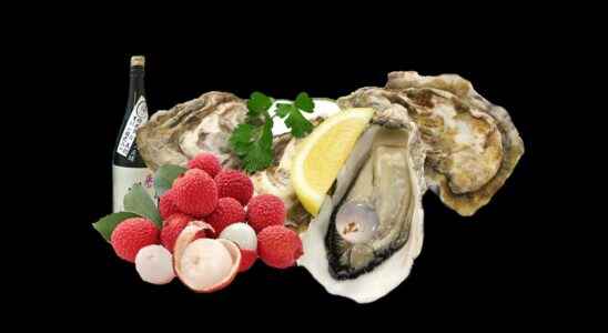 Raphael Haumonts lychee sake pearl oyster