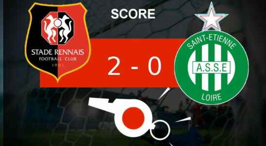 Rennes Saint Etienne nice blow for Stade Rennais look back