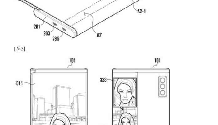 Samsung Obtains Swipeable Screen Phone Patent