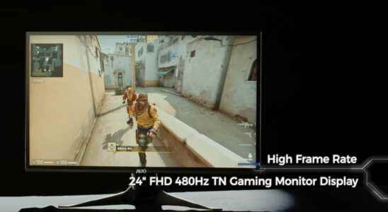 The world of gaming screens moving towards 480 Hz