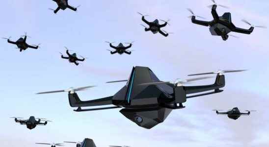 These drones are able to hunt in swarms