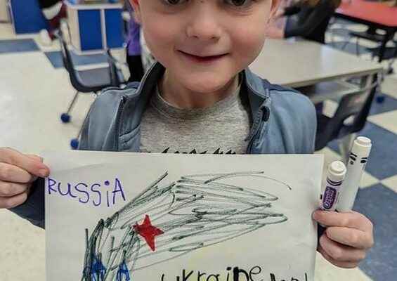 Tilbury kindergarten student collects 700 in coins for Ukraine