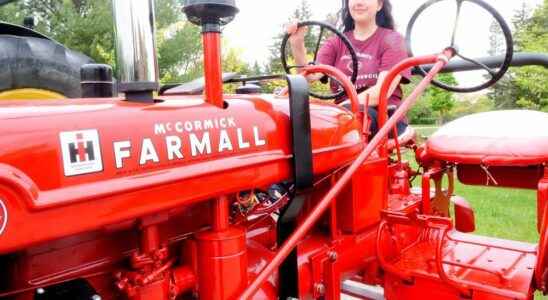 Tractors part of Holy Trinity vehicle show
