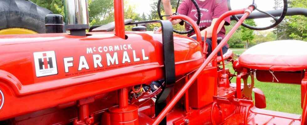 Tractors part of Holy Trinity vehicle show