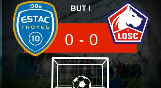 Troyes Lille live the key moments of the match