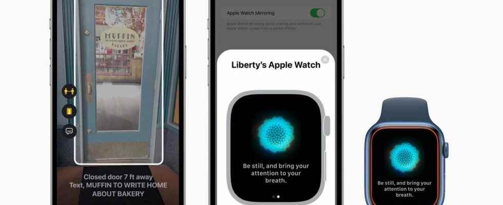 Visually impaired Apple is developing a feature that detects doors